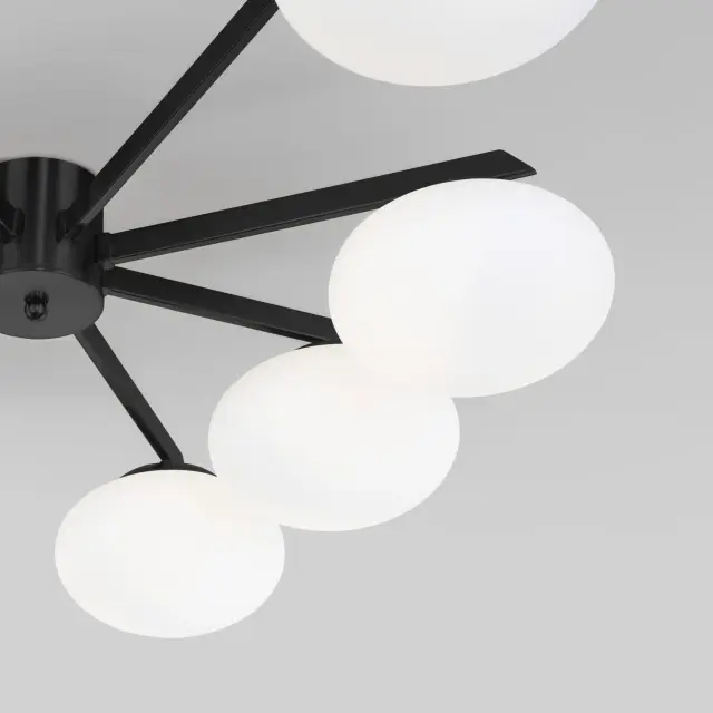 Люстра Eurosvet 70220/8 черный Smart OPALINE, ракурс 2