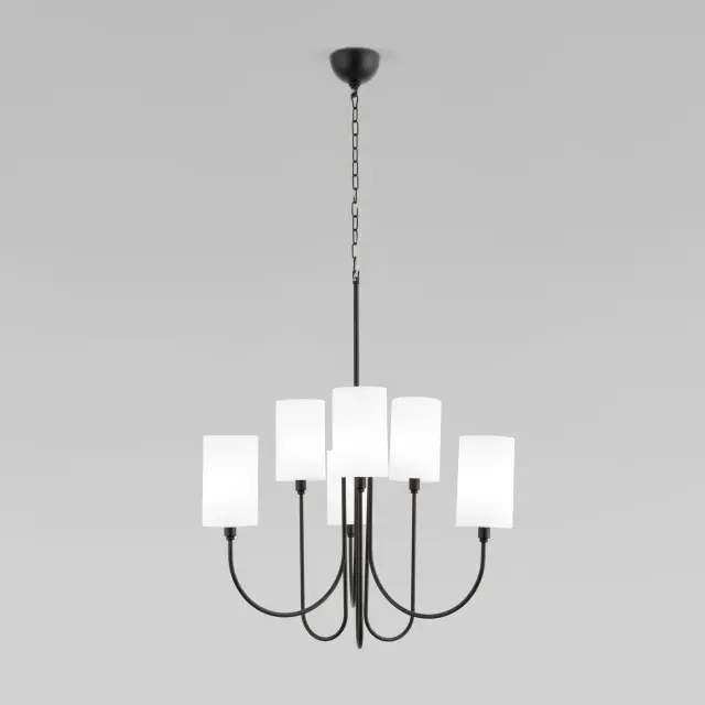 Люстра Eurosvet 60164/6 черный ABBEY