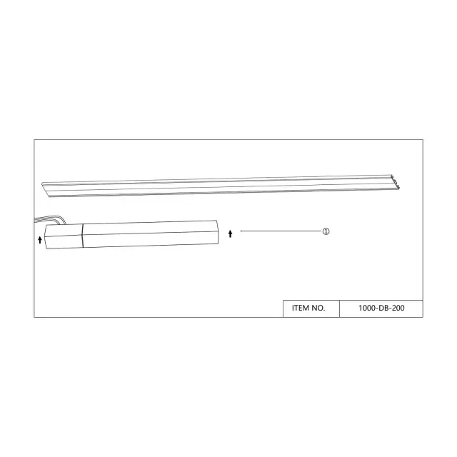 Блок питания Favourite 1000-DB-200 UNICA — черный, ракурс 3
