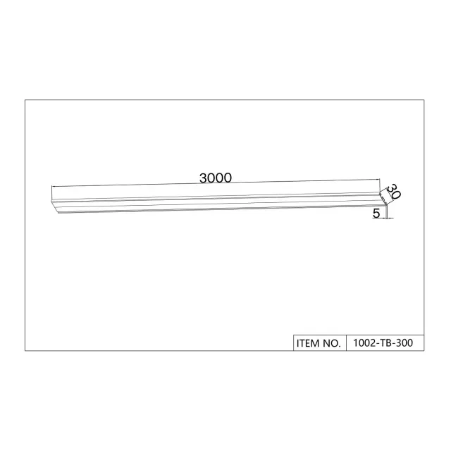Накладной шинопровод Favourite 1002-TB-300 UNICA — черный, ракурс 3