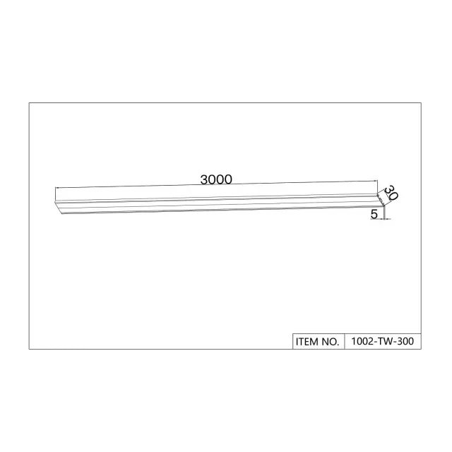 Накладной шинопровод Favourite 1002-TW-300 UNICA — белый, ракурс 2