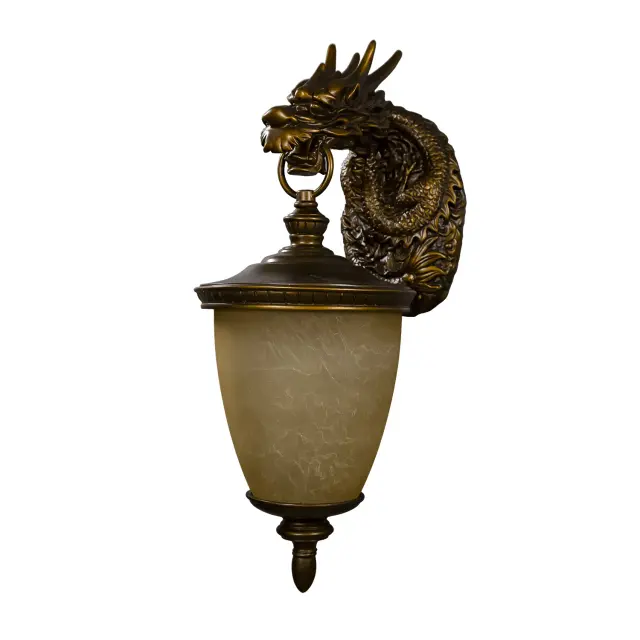 Уличный светильник Favourite 1716-1W DRAGON — коричневый, ракурс 2