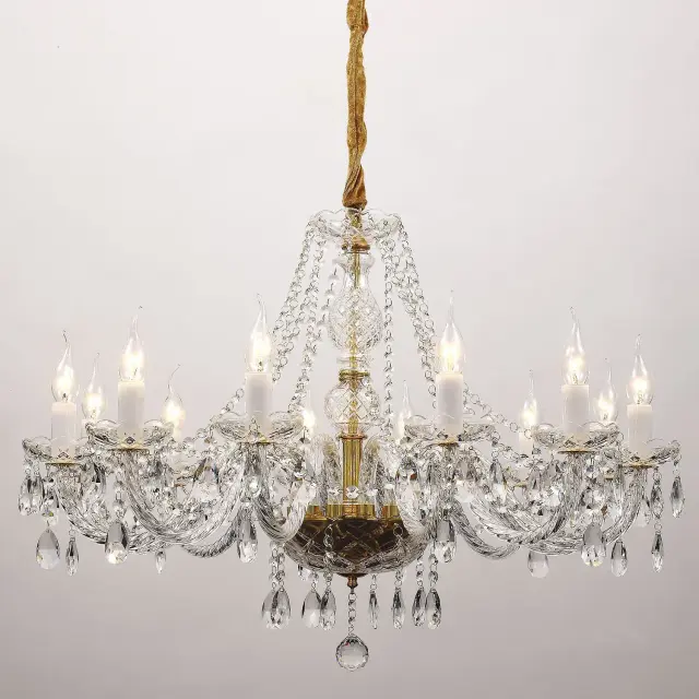 Люстра Favourite 1735-12P MONREAL — золотой, ракурс 3