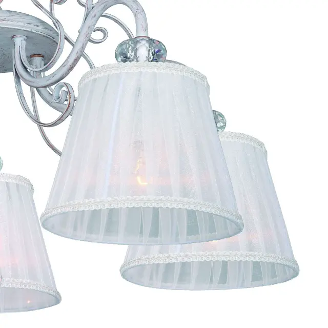 Люстра Favourite 2150-5PC AMANDA — белое золото, ракурс 3