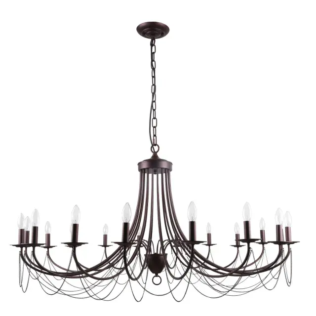 Люстра Favourite 2590-18P PLINI — коричневый, ракурс 2