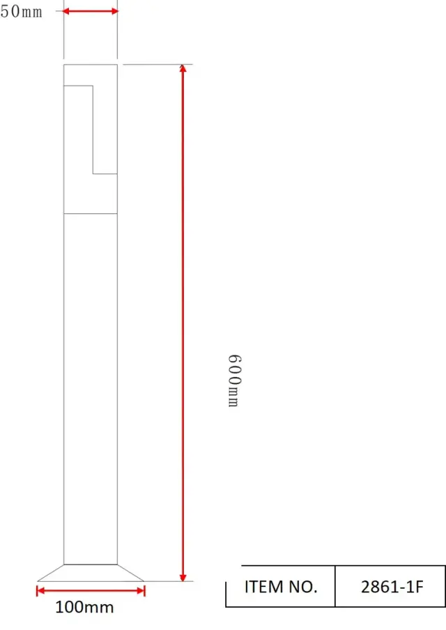 Уличный светильник Favourite 2861-1F PILLAR — черный, ракурс 7
