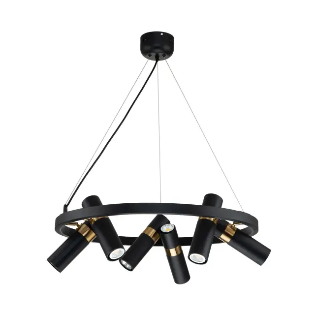 Светильник Favourite 2997-6P LIGHT POINT — черный, ракурс 2