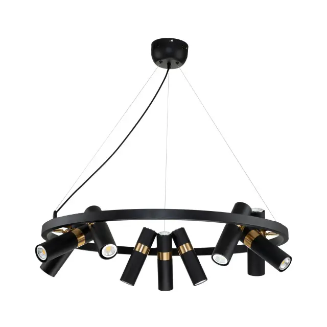 Светильник Favourite 2997-9P LIGHT POINT — черный, ракурс 2