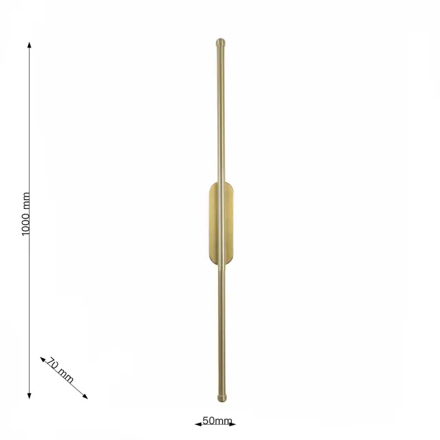 Бра Favourite 3001-2W REED — латунь, ракурс 2