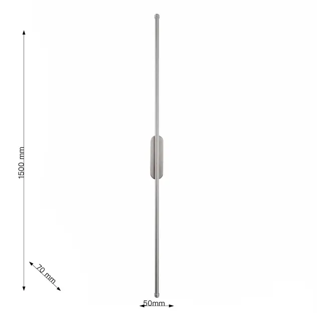 Бра Favourite 3002-3W REED — никель, ракурс 2