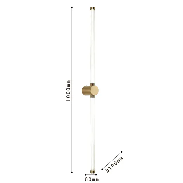Бра Favourite 3057-3W LIGNUM — золотой, ракурс 4
