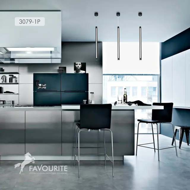 Светильник Favourite 3079-1P LAMBA — черный, ракурс 6