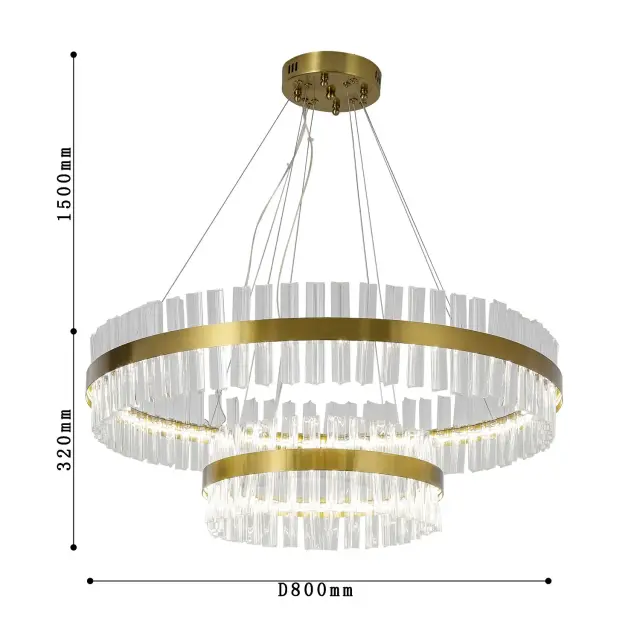 Светильник Favourite 4012-12P PLACERAT — золотой, ракурс 3