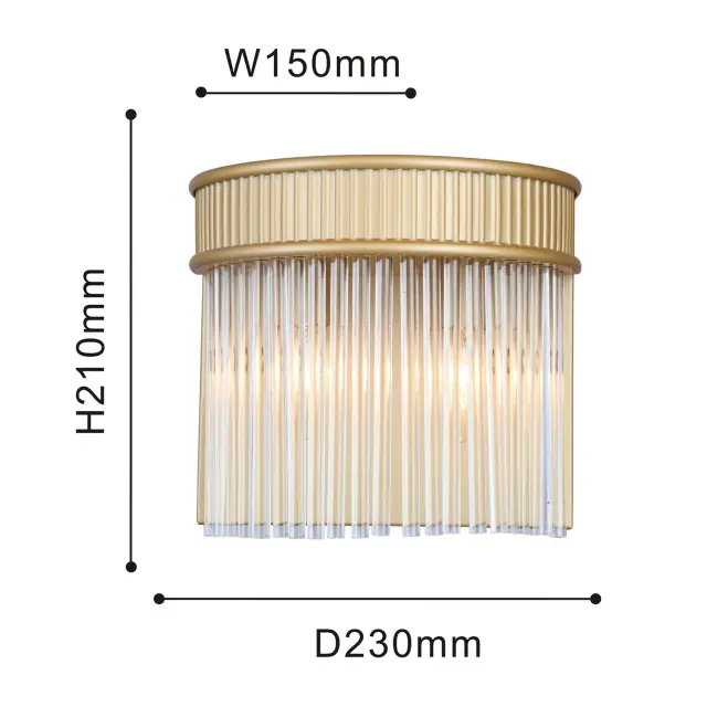 Бра Favourite 4200-2W TURRIS — золотой, ракурс 3