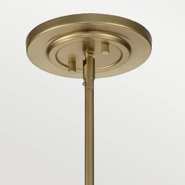 Люстра Feiss FE-FUSION-P-L-PNBR — латунь, ракурс 2