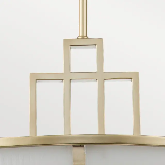 Люстра Feiss FE-FUSION-P-L-PNBR — латунь, ракурс 3
