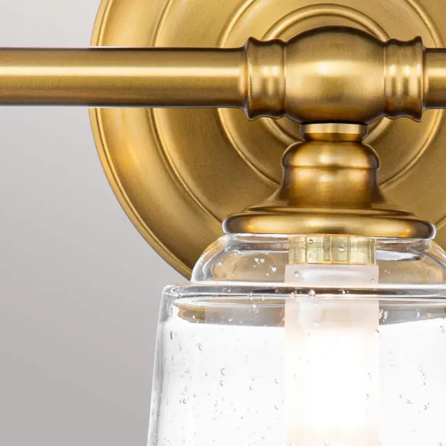 Светильник для ванной комнаты Elstead Lighting FE-HUGOLAKE3BATH-BB — латунь, ракурс 4