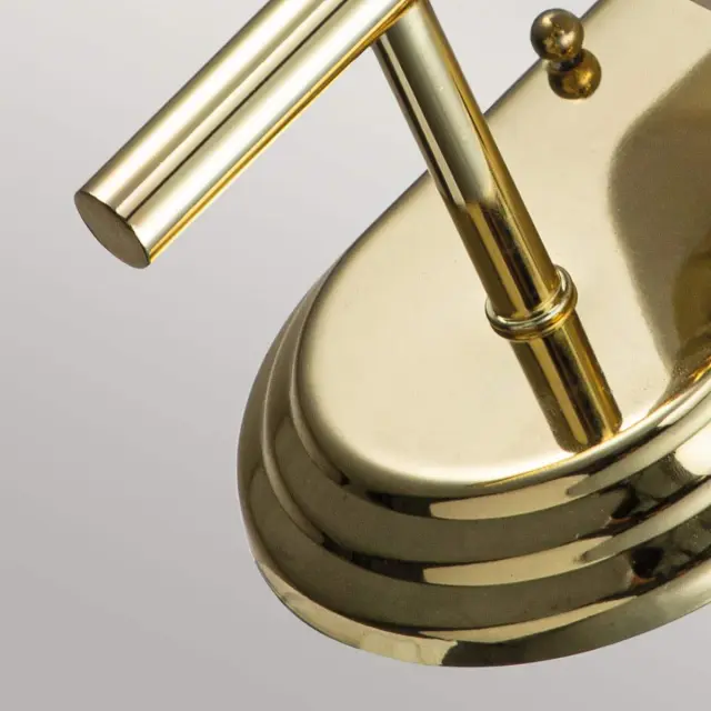Светильник для ванной комнаты Elstead Lighting FE-MALIBU1-BATH-PB — латунь, ракурс 2