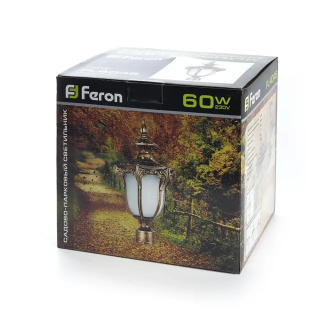 Уличный светильник Feron 11425 PL4045 — коричневый, ракурс 5