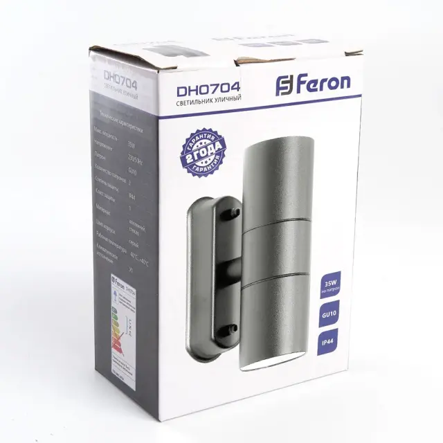 Уличный светильник Feron 11882 DH0704 — серый, ракурс 3