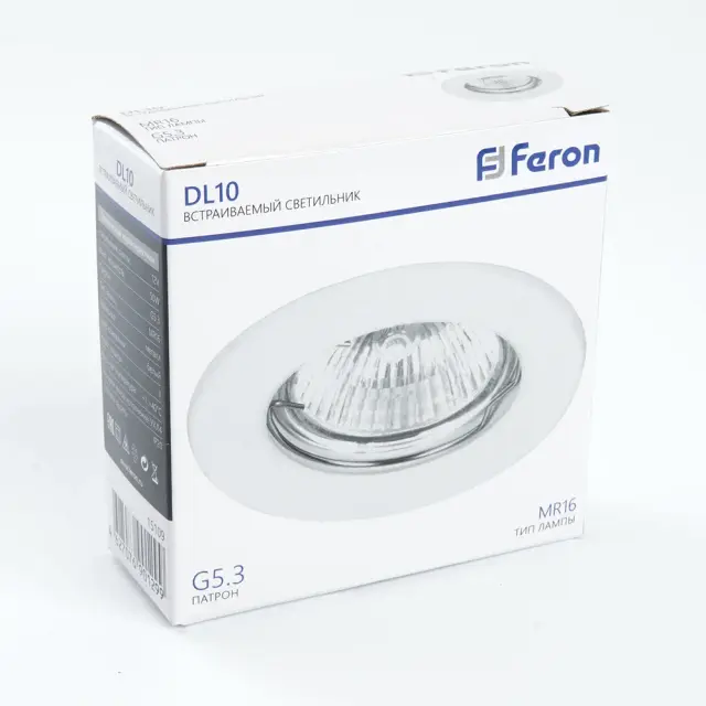 Точечный светильник Feron 15109 DL10 — белый, ракурс 4