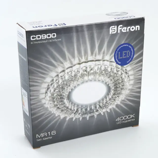 Точечный светильник Feron 28843 CD900 — хром, ракурс 7