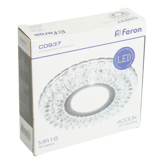 Точечный светильник Feron 29470 CD937 — хром, ракурс 5