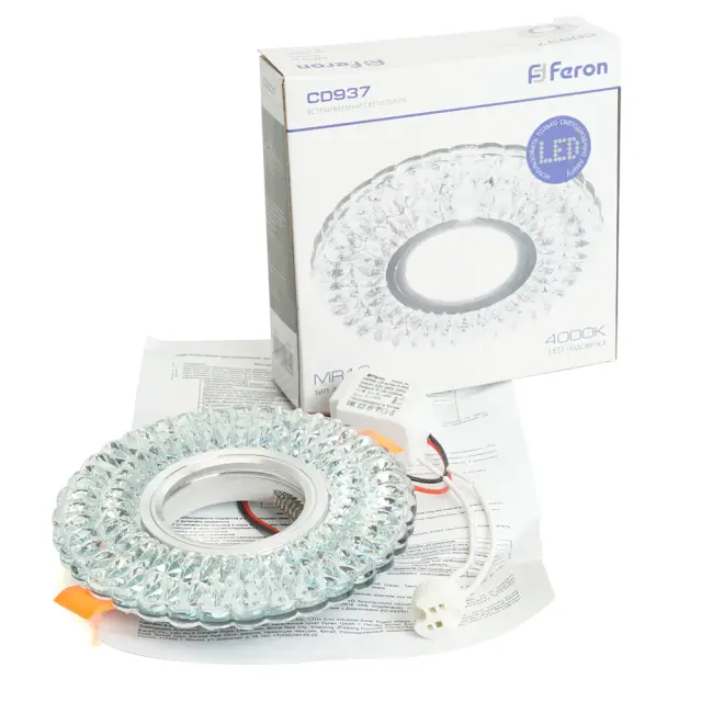 Точечный светильник Feron 29470 CD937 — хром, ракурс 6