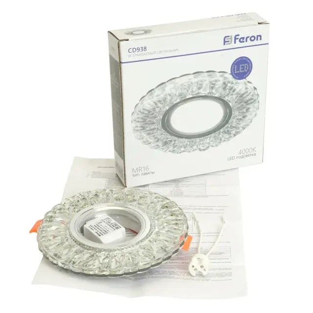 Точечный светильник Feron 29471 CD938 — хром, ракурс 6