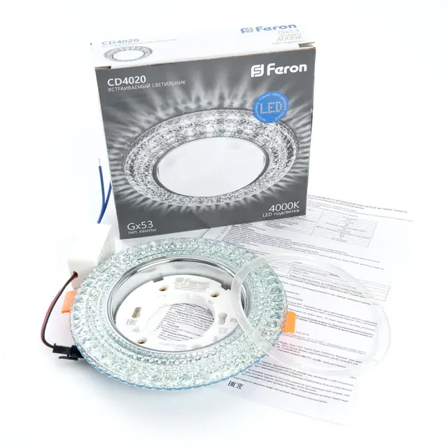 Точечный светильник Feron 29473 CD4020 — хром, ракурс 6