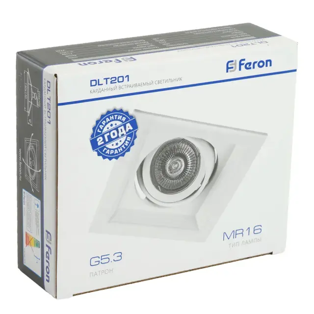 Точечный светильник Feron 29770 DLT201 — белый, ракурс 10