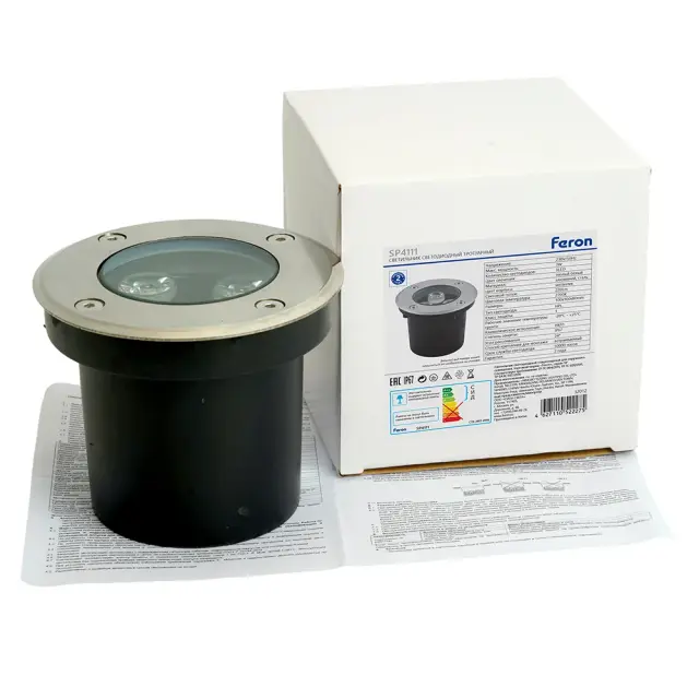 Встраиваемый в дорогу светильник Feron 32012 SP4111 — серый, ракурс 8