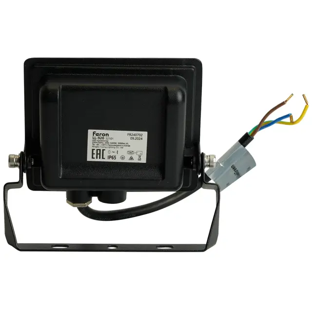 Прожектор Feron 32101 LL-920 — черный, ракурс 3