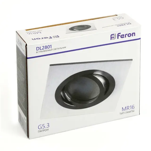 Точечный светильник Feron 32637 DL2801 — белый, ракурс 4