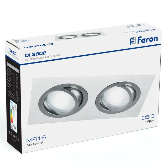 Точечный светильник Feron 32640 DL2802 — белый, ракурс 9