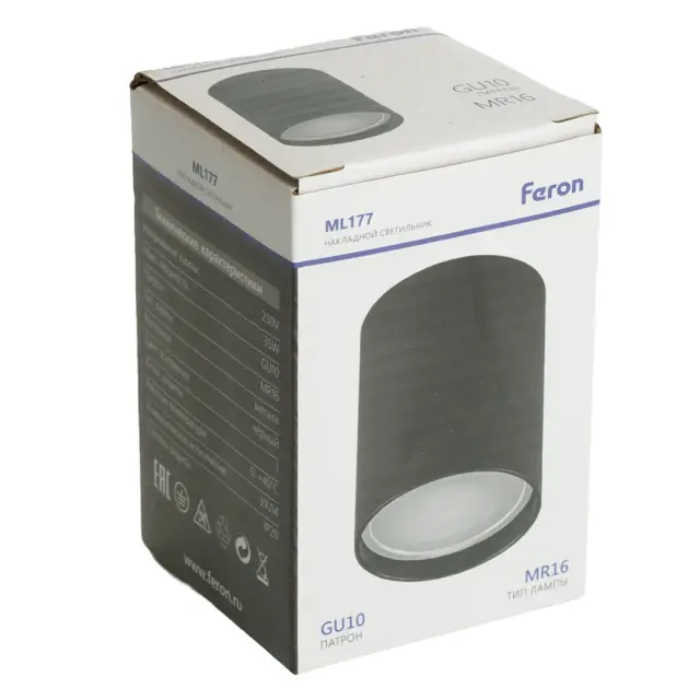 Точечный светильник Feron 40513 ML177 — черный, ракурс 6