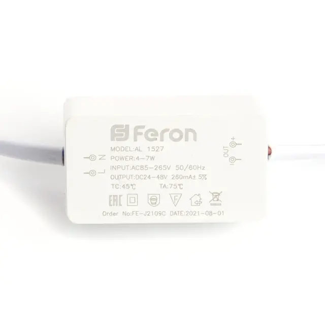 Точечный светильник Feron 41195 AL1527 — белый, ракурс 6