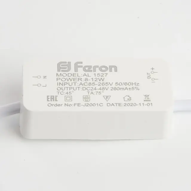 Точечный светильник Feron 41197 AL1527 — белый, ракурс 5