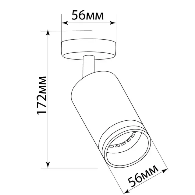Спот Feron 41486 ML231 — белый, ракурс 6