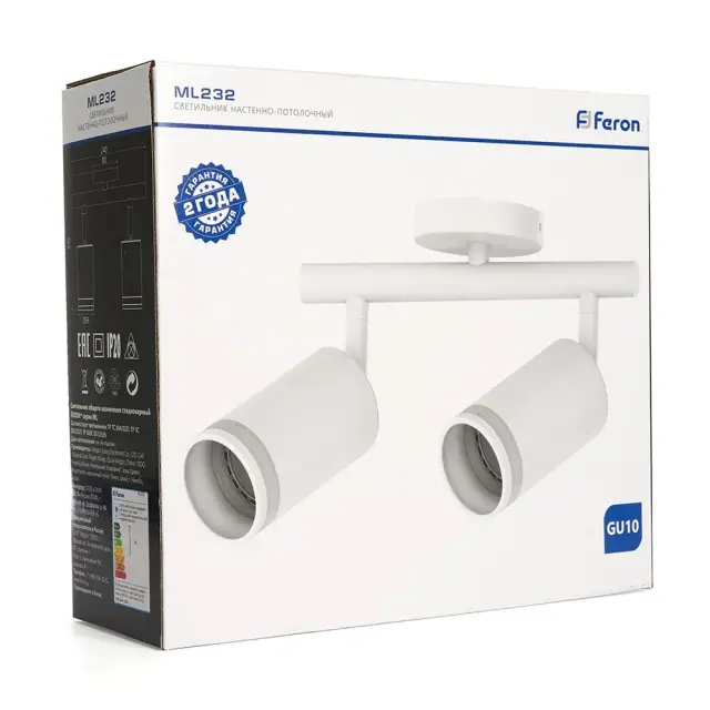 Спот Feron 41488 ML232 — белый, ракурс 4