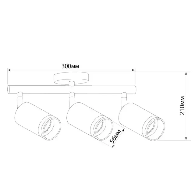 Спот Feron 41490 ML233 — белый, ракурс 5