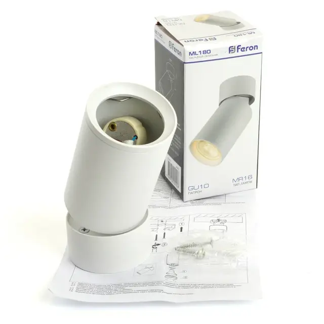 Точечный светильник Feron 41876 ML180 — белый, ракурс 13
