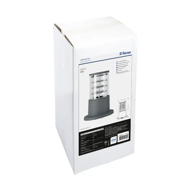 Уличный светильник Feron 41916 DH0800 — серый, ракурс 6