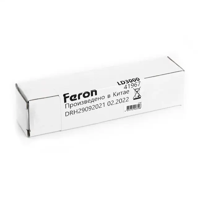 Соединитель-коннектор для низковольтного шинопровода Feron 41967 LD3000 — черный, ракурс 6