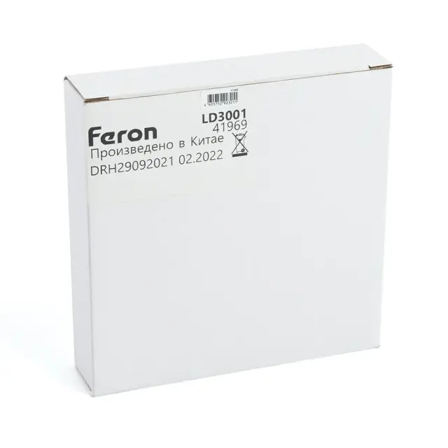 Соединитель-коннектор для низковольтного шинопровода Feron 41969 LD3001 — черный, ракурс 6