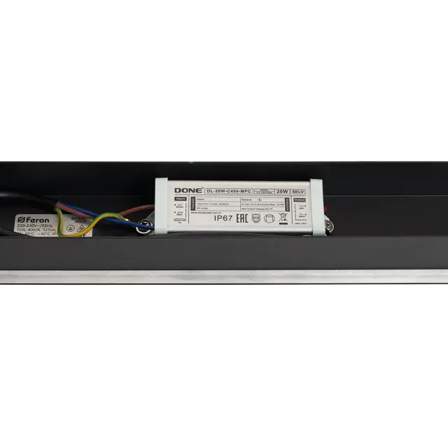 Уличный светильник Feron 48022 DH3001 — черный, ракурс 3
