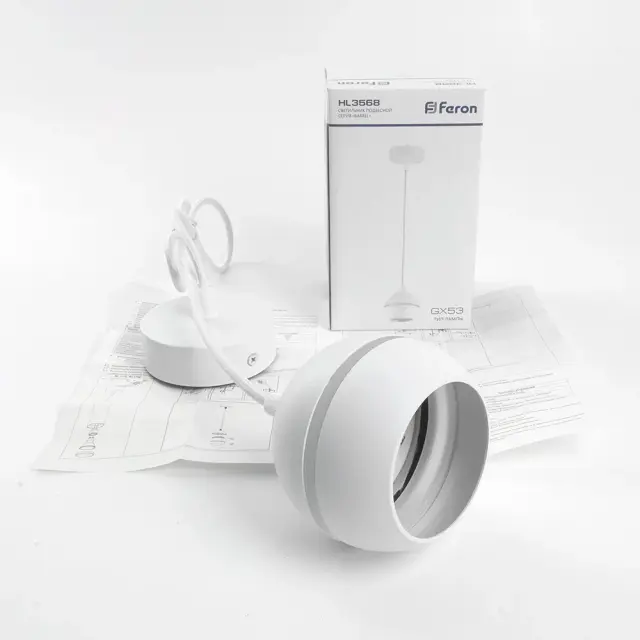 Светильник Feron 48089 HL3568 — белый, ракурс 7