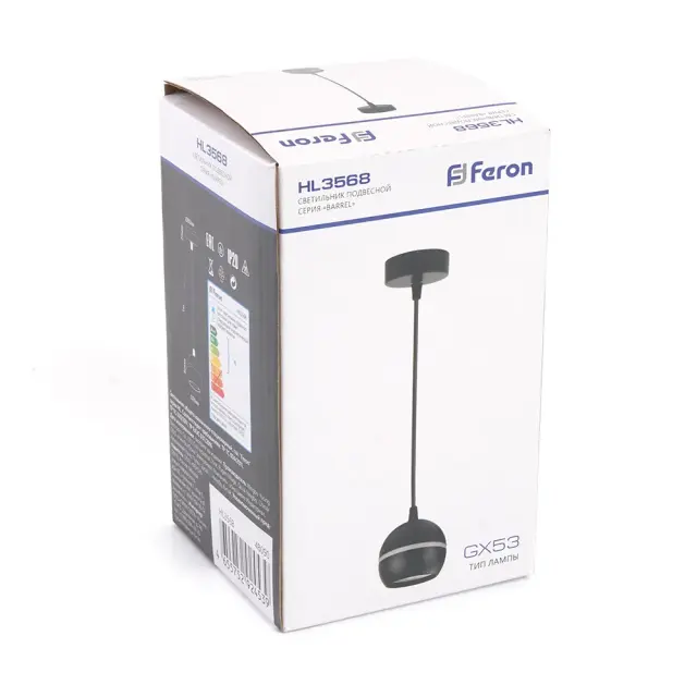 Светильник Feron 48090 HL3568 — черный, ракурс 6