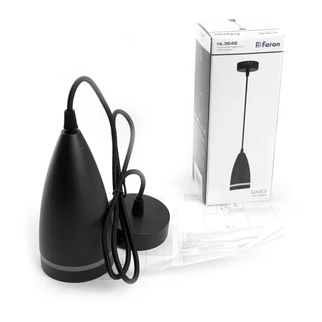 Светильник Feron 48092 HL3648 — черный, ракурс 8