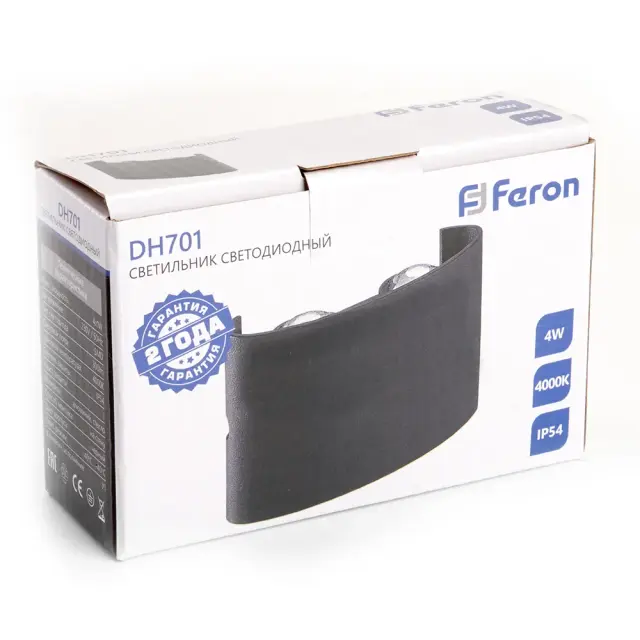 Уличный светильник Feron 48311 DH701 — черный, ракурс 3